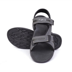 FUEL Jack-02 Stylish Outdoor and Comfortable Slip-On for Daily Wear Sports Sandal for Men (Grey)