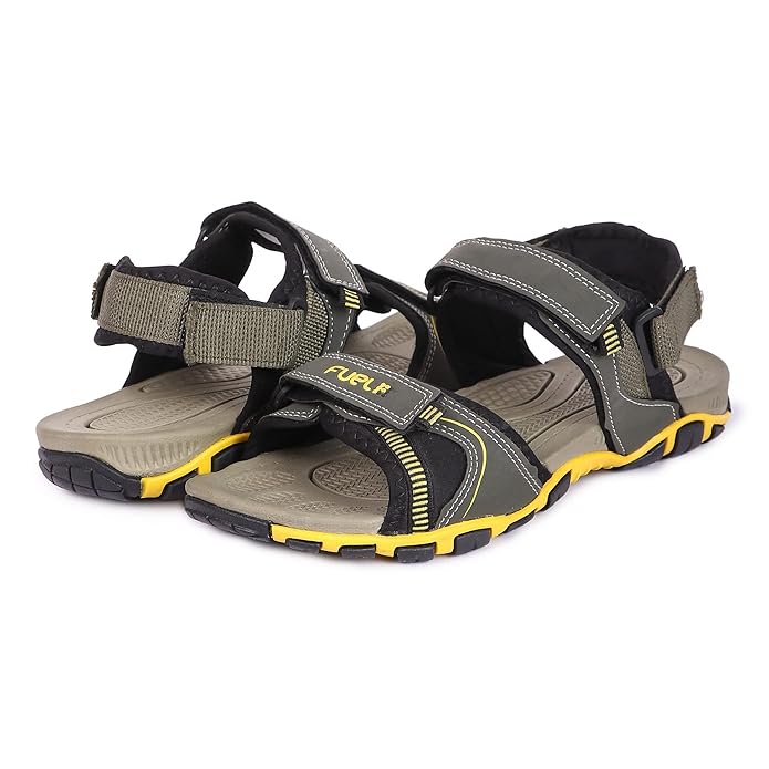 Fuel Bruno Sandals For Men's (Olive-Yellow)