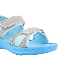 Fuel Yug Kids Sandals (Sky Blue & Grey)