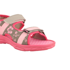 FUEL Zesty Open Toe Two Strap Sandals with Comfort Sole For Little Girls