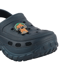 FUEL Poddle Cute & Lightweight EVA Slip-On Clogs for Kids (NAVY)