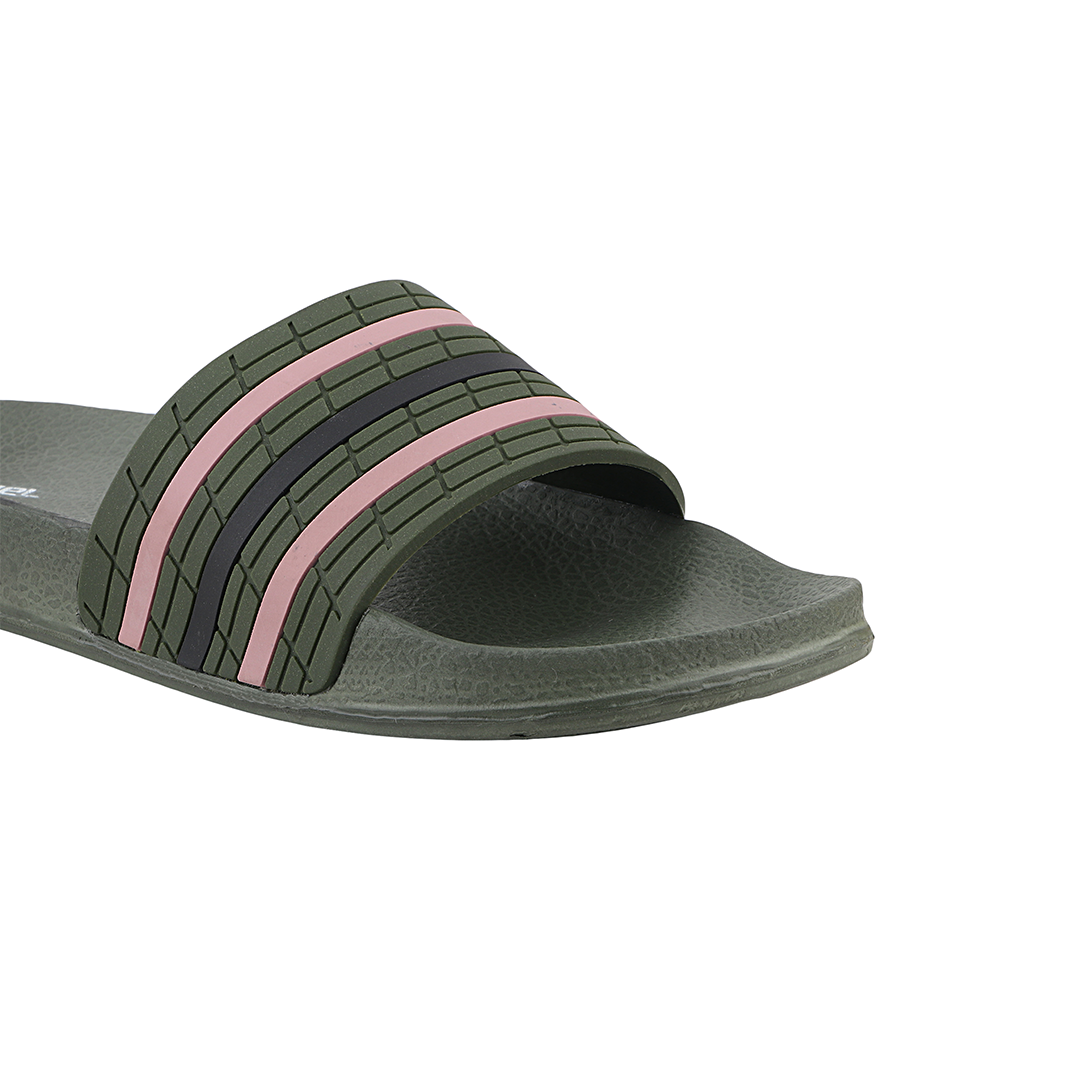 FUEL SLF-03 Kids Slippers (Olive/Black)