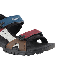 FUEL Rambo-01 Casual Sports Sandal for Men (Red)