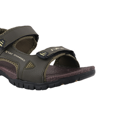 FUEL Rambo-04 Casual Sports Sandal for Men (Olive)