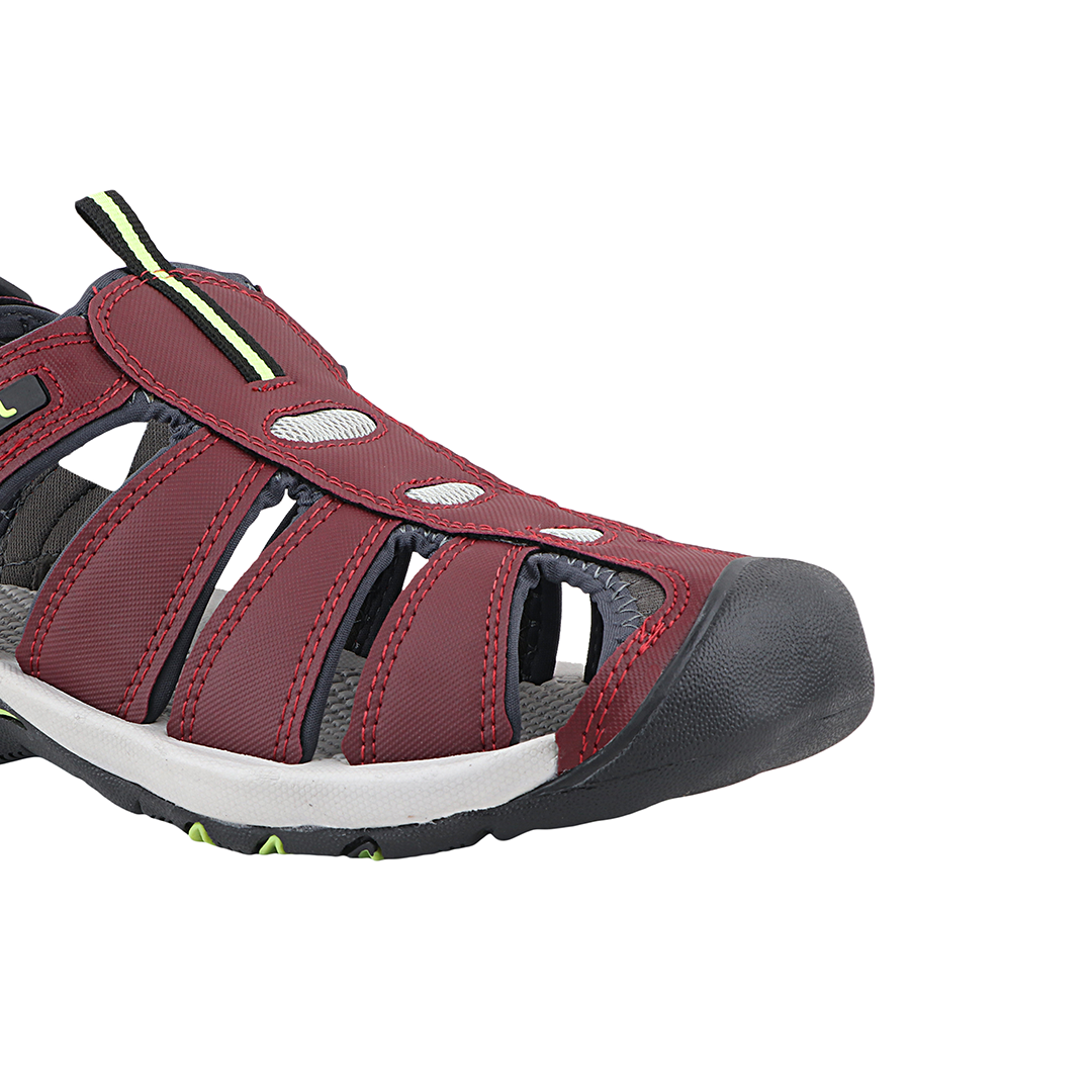 Fuel Soldier-11 Sandal For Men's (Maroon/Green)