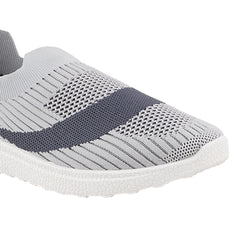 FUEL Wanda Lightweight | Breathable & Stylish Slip-On Casual Shoes for Women (GREY)