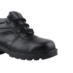 FUEL Flamingo HC Men's Black Lightweight PU Sole Industrial Safety Shoes with Impact Resistant (100 Joules)