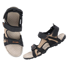 FUEL Punch-02 Versatile Comfortable Sports Sandals for Men (Black)