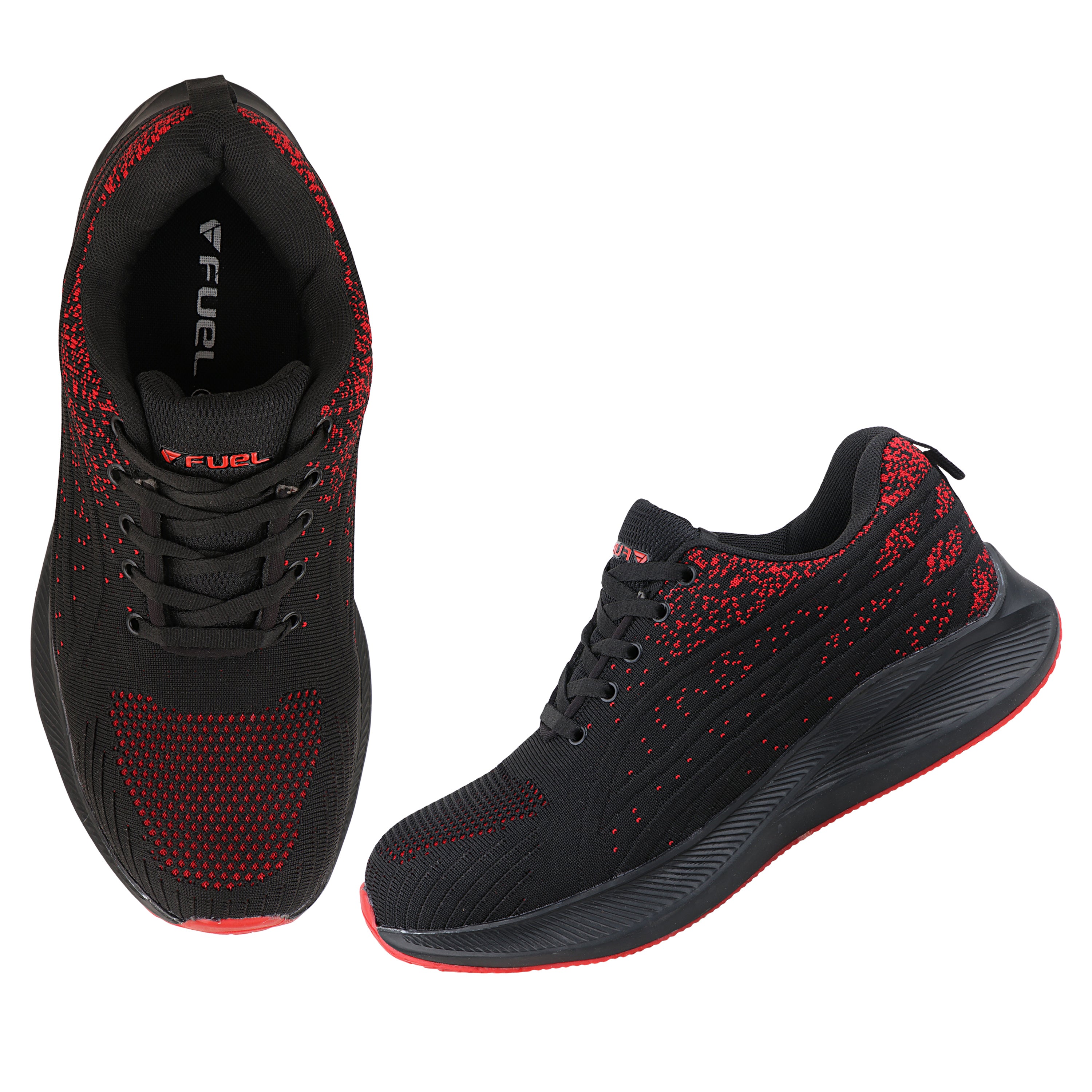 FUEL Trendy Safety Shoes in Strong Knitted Fabric, Metallic toe cap (200 J) Toe with EVA Sole