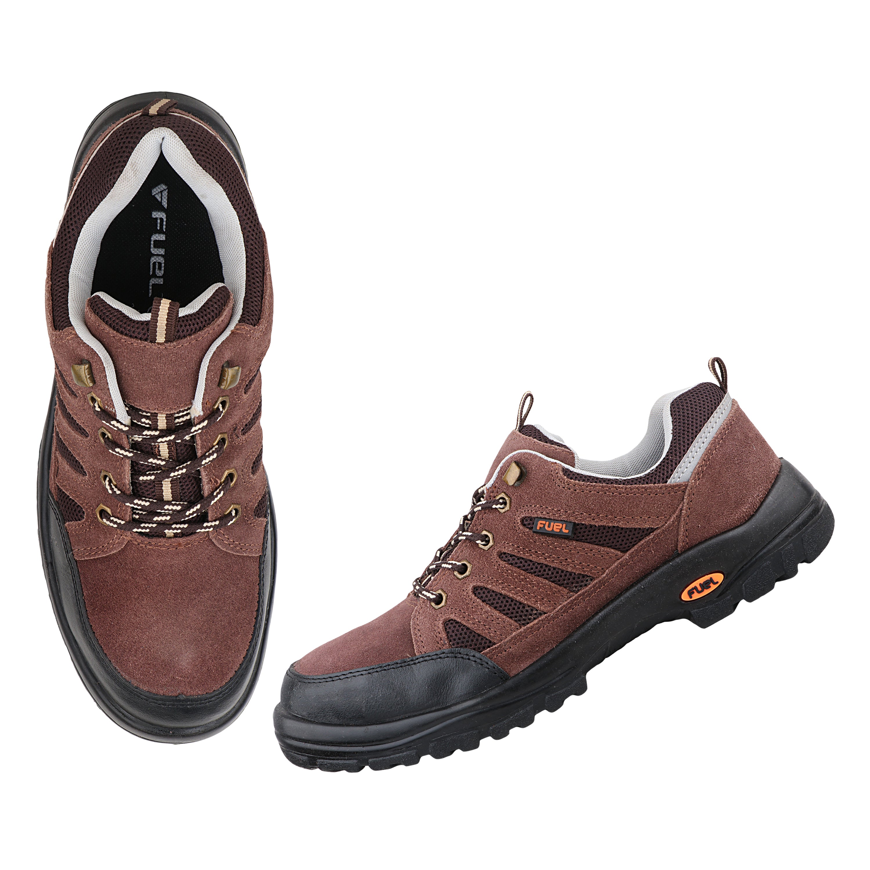 FUEL Torpedo Industrial Safety Shoes for Men in PU Single Density with 200J Metallic Toe Cap