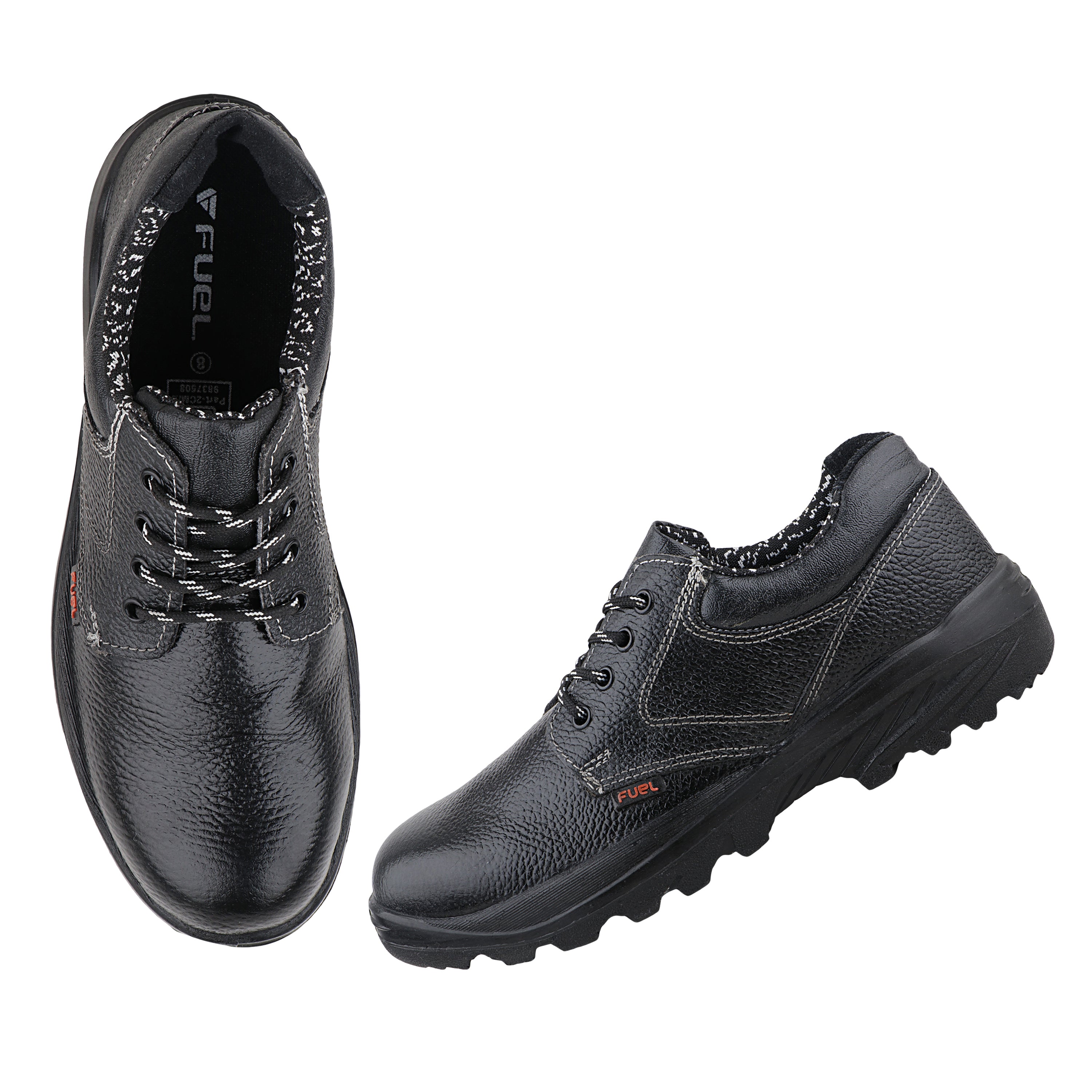 FUEL Squad DD Safety Shoes for Men Industrial PU Single Density Sole, 200J Steel Toe, Energy Absorption (Sizes -6UK - 11UK/India) (Copy)