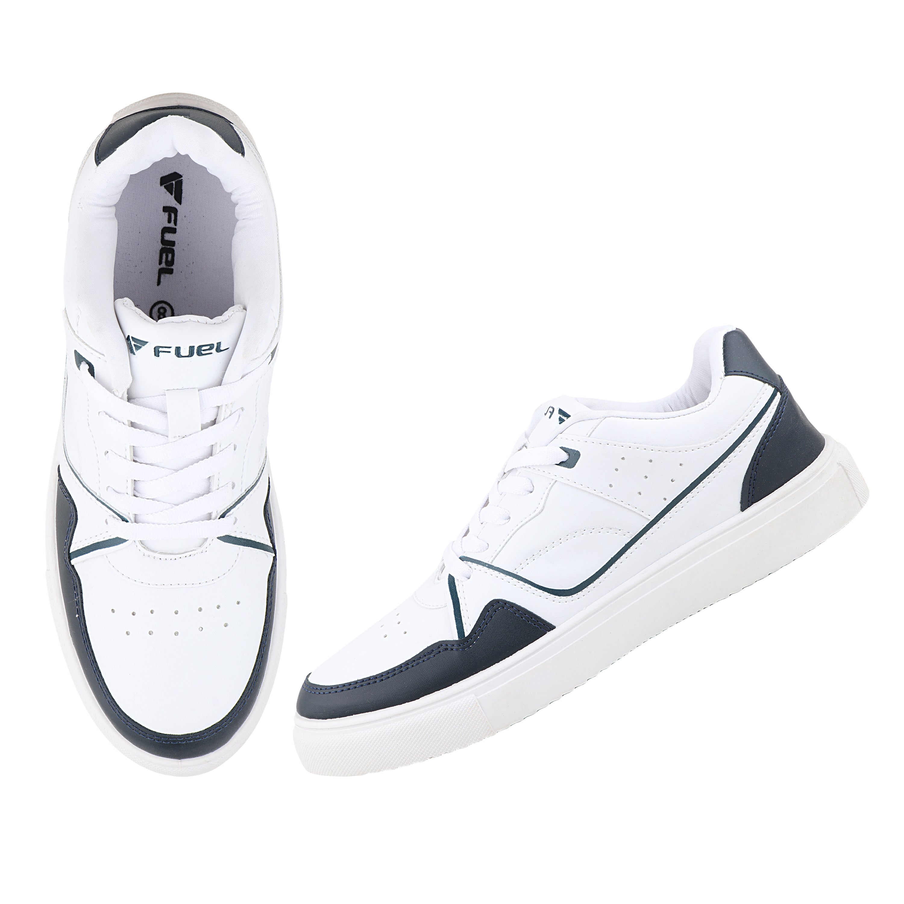 FUEL TED Lace-Up Sneakers with Anti-Skid Sole for Men