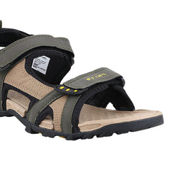 FUEL Punch-02 Versatile Comfortable Sports Sandals for Men (Olive)