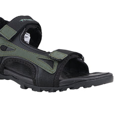 FUEL Punch-03 Comfortable & Trendy Casual Sports Sandals for Men (Olive)