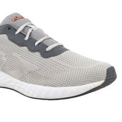FUEL Rockstar Lightweight Lace-Up & Anti-Skid Men Sports Shoes for Running, Walking, Gym & Casual Wear (Grey)