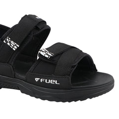 FUEL Combat-01 Breathable & Anti-Skid Outdoor Sandals For Men's (Black)