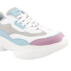 FUEL Lina Lightweight & Comfortable with Lace-Up Running & Daily Wear Sports Shoes for Women's (Blue)