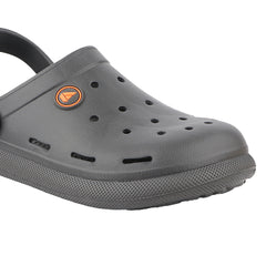 FUEL 1101 Lightweight and Comfortable Slip-On Casual Clogs with Cushioned Footbed Clogs for Men's (Grey)