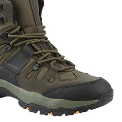 FUEL Force Men’s High-Ankle Shoes | Cushioned & Comfortable Lace-Up Shoes | EVA + Rubber Sole | Durable Synthetic Shoes for Walking, Travel, Outdoor & Regular Use (Olive)