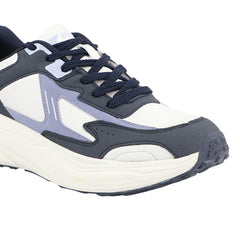 FUEL Orbit Sports Shoes – Comfortable & Durable Lace-Up Shoes with Synthetic Upper, Cushioned Footbed and EVA + TPR Sole for Walking & Casual Wear (Blue)