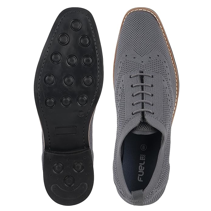 Fuel Berlin Formal Shoes For Men's (D-Grey)