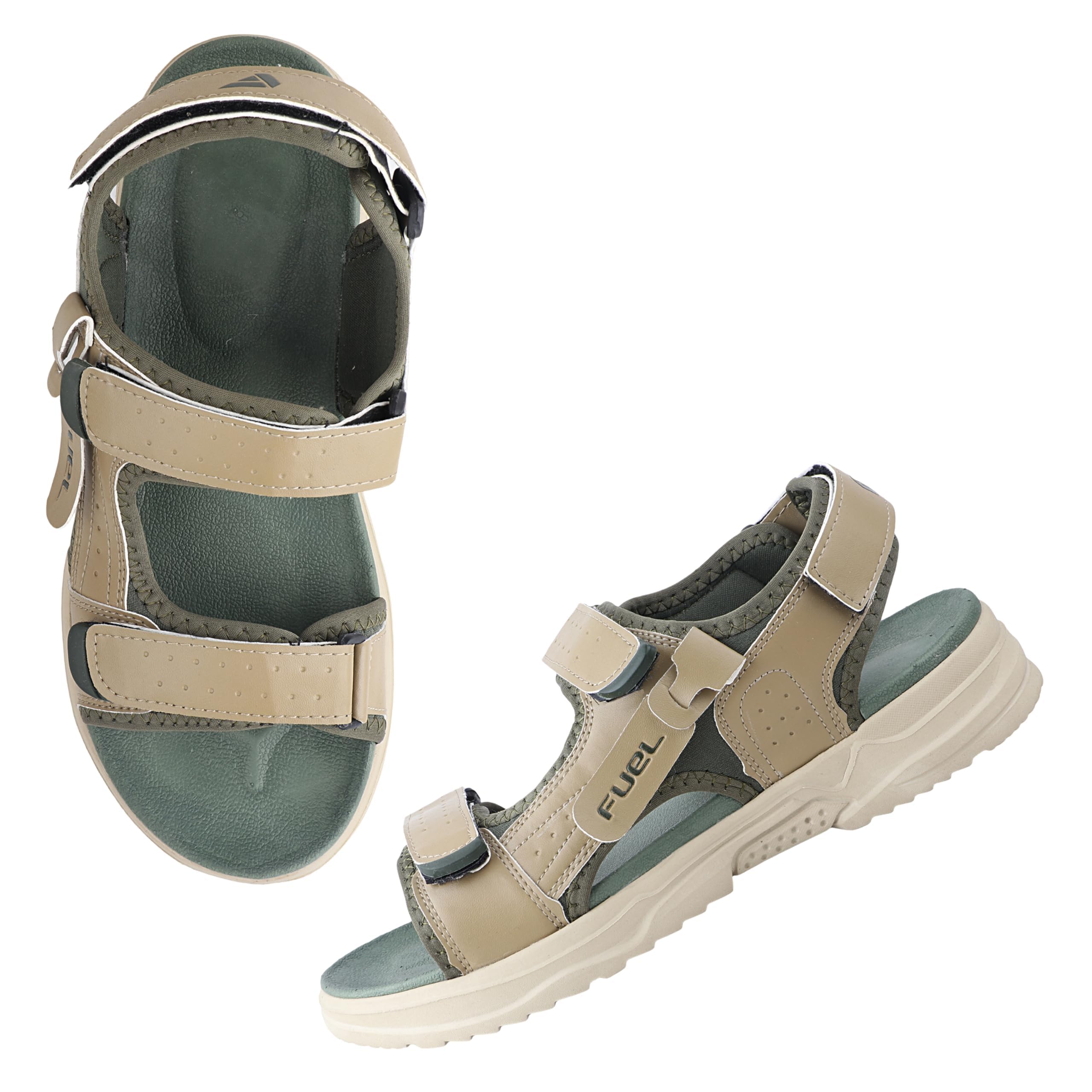 Fuel Combat Sandal For Men's (MOUSE/ OLIVE)