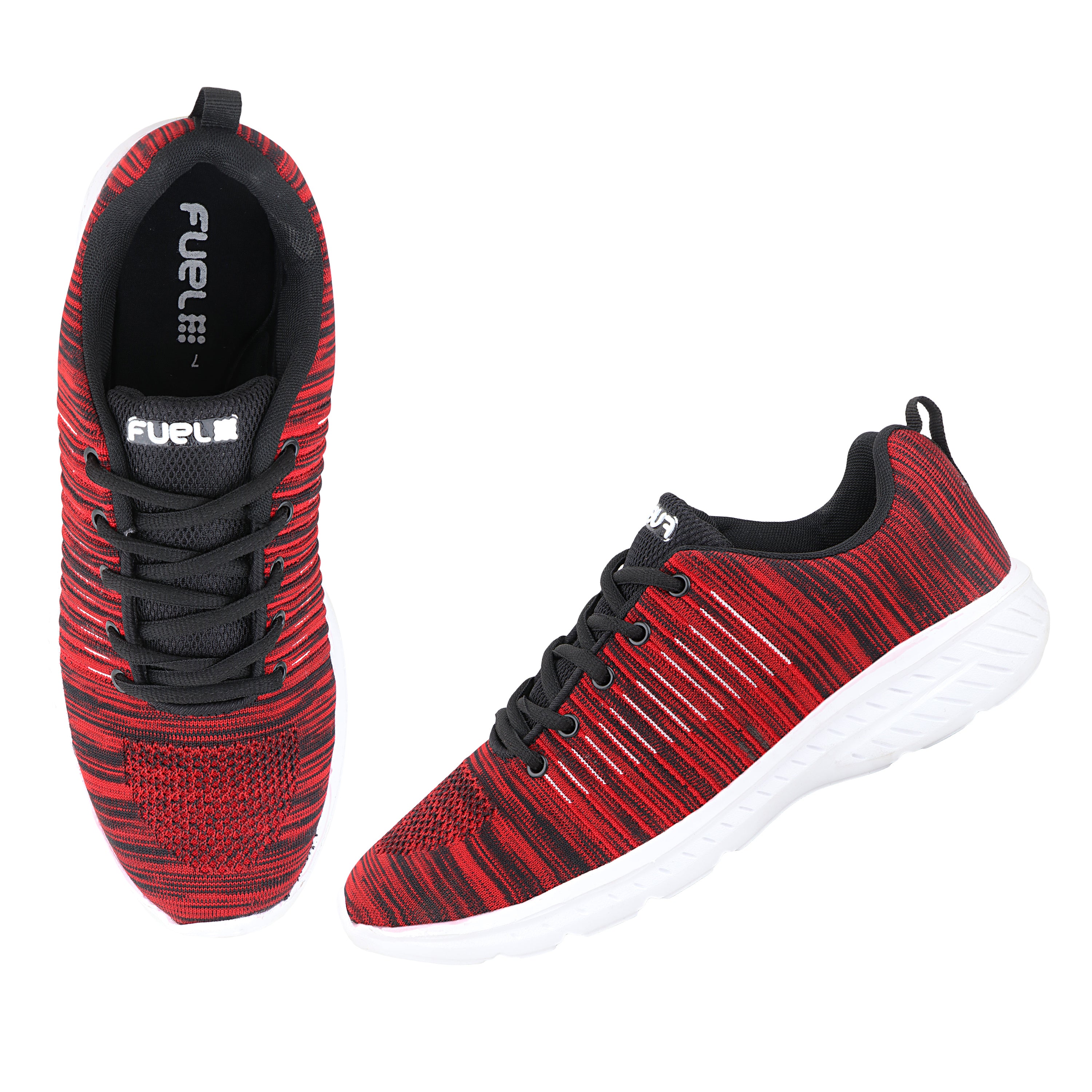 FUEL Rocky comfortable and light-weight Sports Shoes for Men (Red)