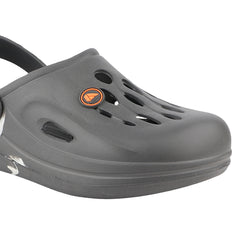 FUEL Oxygen Cushioned Comfort and Lightweight Slip-On with Anti-Slip Sole Clogs for Men's (Grey)