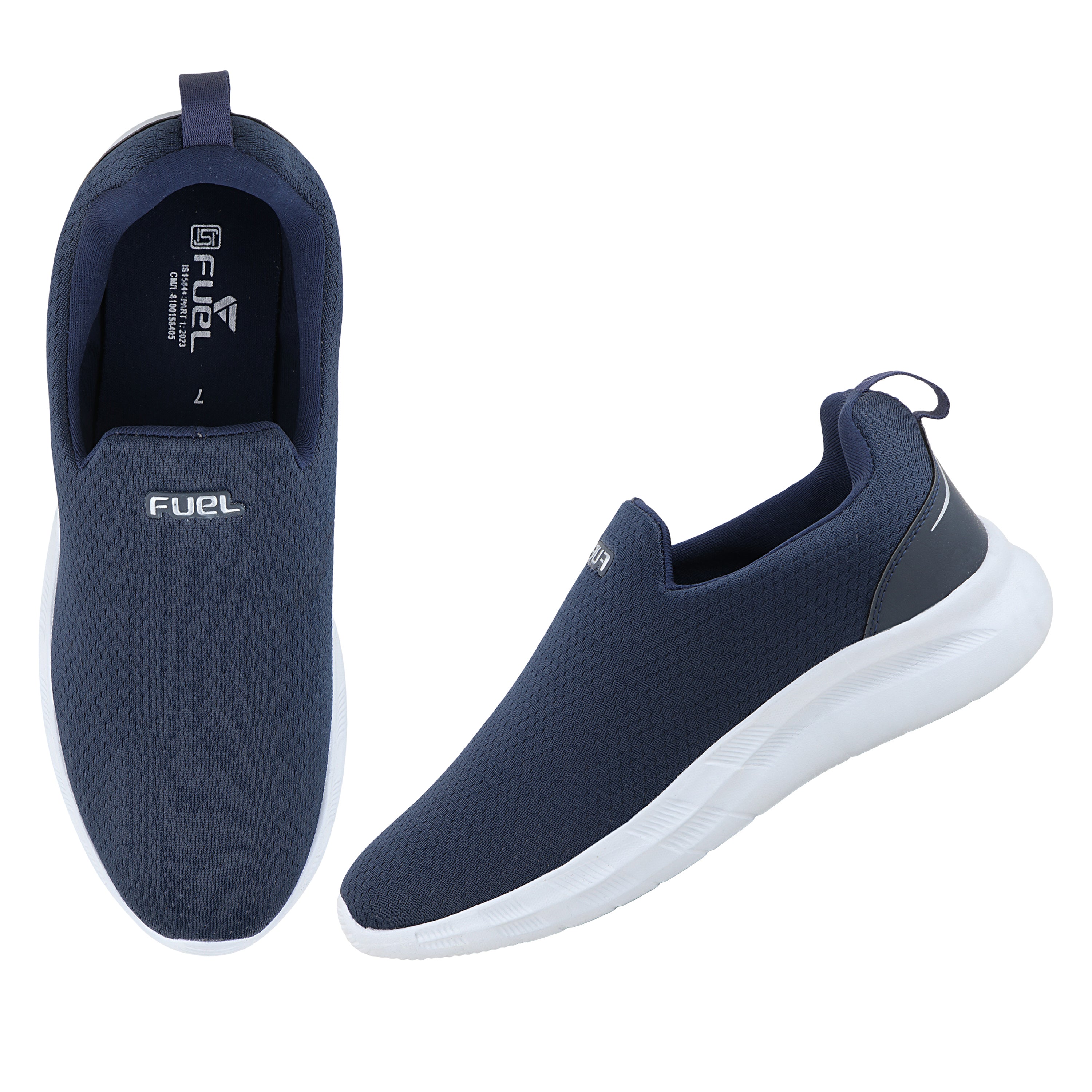 FUEL Wonder Breathable Running Shoes for Men – Ultra Comfort Fit (Navy)