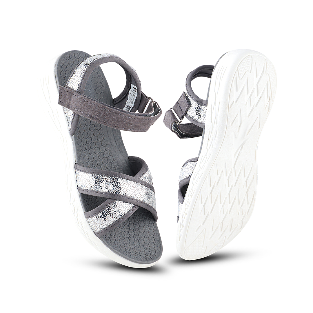 FUEL fashion Sandal for Women (Grey)