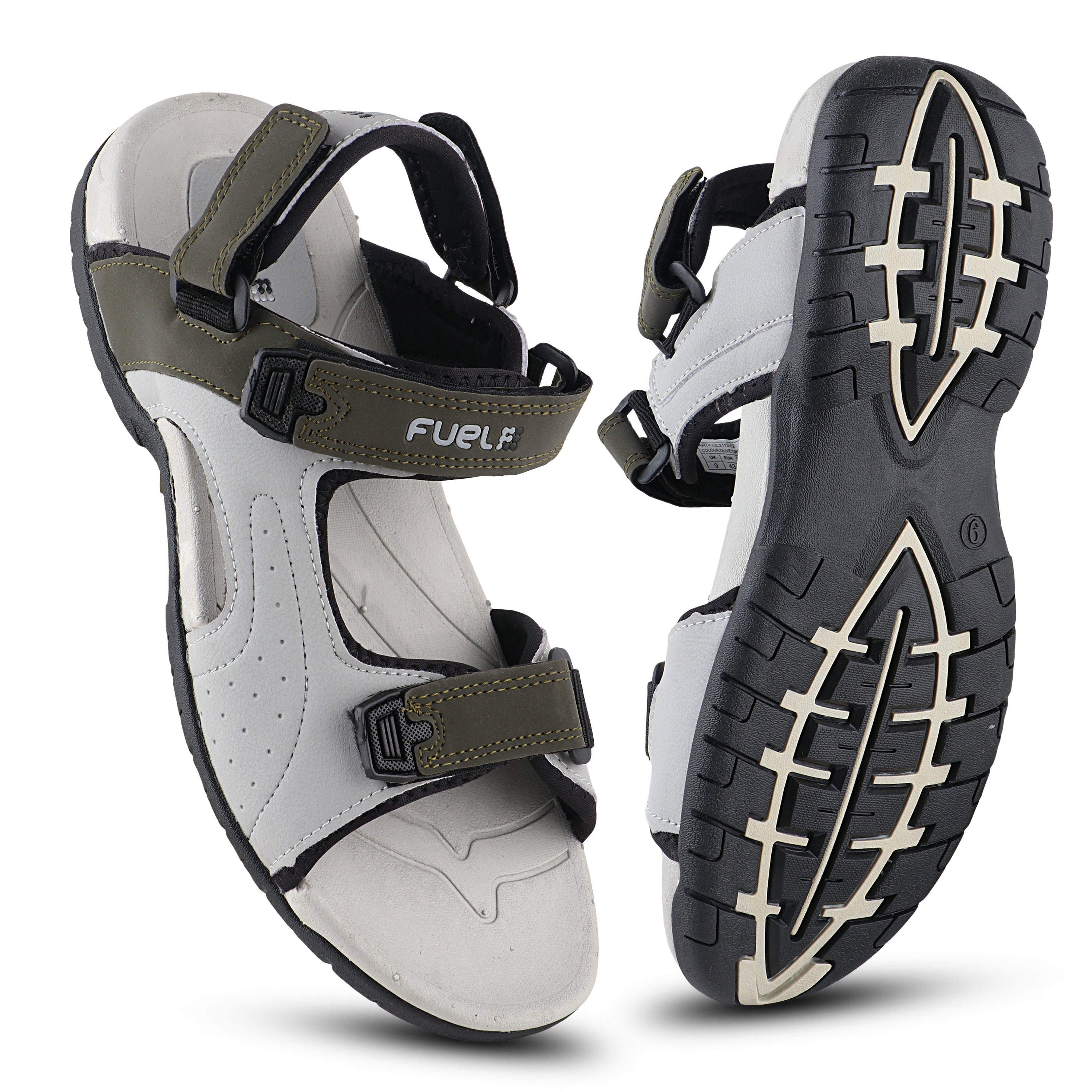 Fuel 2112-02 Sandals For Men's (Olive-Grey)
