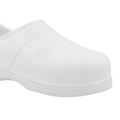 FUEL Oryon Safety Shoes for Men – Lightweight EVA Safety Footwear with Protective Toe, Comfortable Cushioned Footbed & Durable Sole for Industrial, Construction & Work Use, (White)