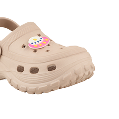 FUEL Poddle Cute & Lightweight EVA Slip-On Clogs for Kids (Beige)