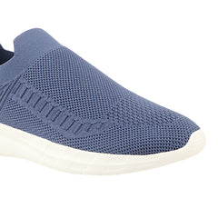 FUEL Flash Lightweight & Breathable Cushioned EVA Sole Slip-On Casual Shoes for Men's (Moon Blue)