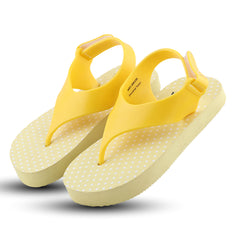 FUEL Casio Comfortable and lightweight slippers for Kids (Yellow)