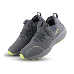 Fuel Wine Sports Shoes For Men (D-Grey-P-Green)