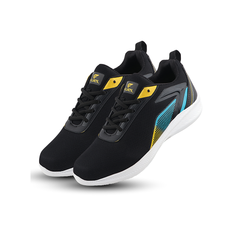 FUEL Rainbow Comfortable and light-weight Sports Shoes For Men (Black)
