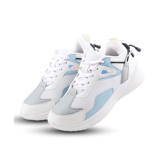 FUEL Mask Sports Shoes for Womens, Lace-Up with Style & Comfort, Lightweight Anti Skid Shoe for Running, Walking, Gym, Trekking and Hiking, Casual Footwear for Women's Blue