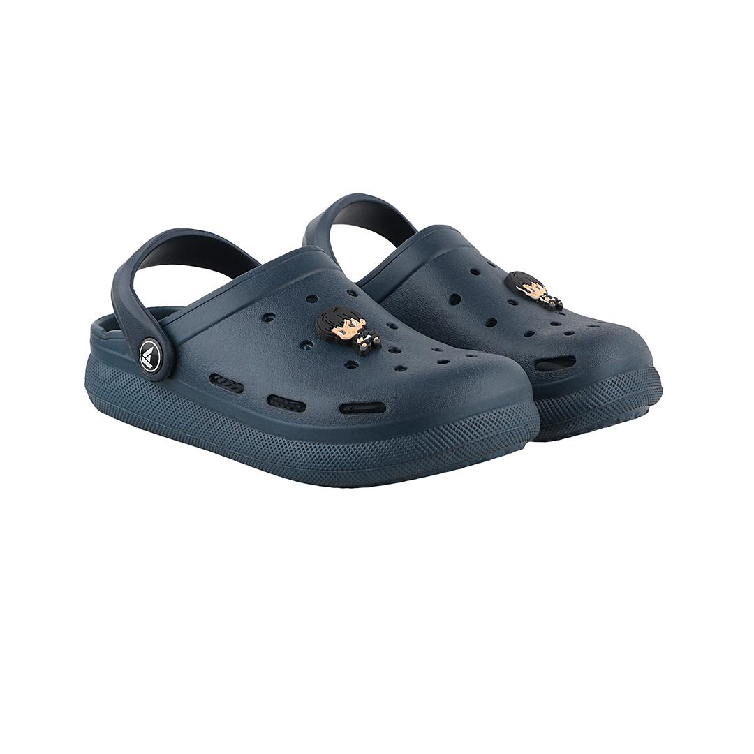 FUEL Hooper Clogs Slipper for 4-10 Years Boys/Girls (Navy)