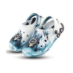 FUEL Splash Lightweight Pull-On Design Clogs Slipper for Boys/Girls (Blue)