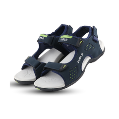FUEL 2112-07 Tough Grip Sole Adjustable Velcro Sports Sandals (Navy)