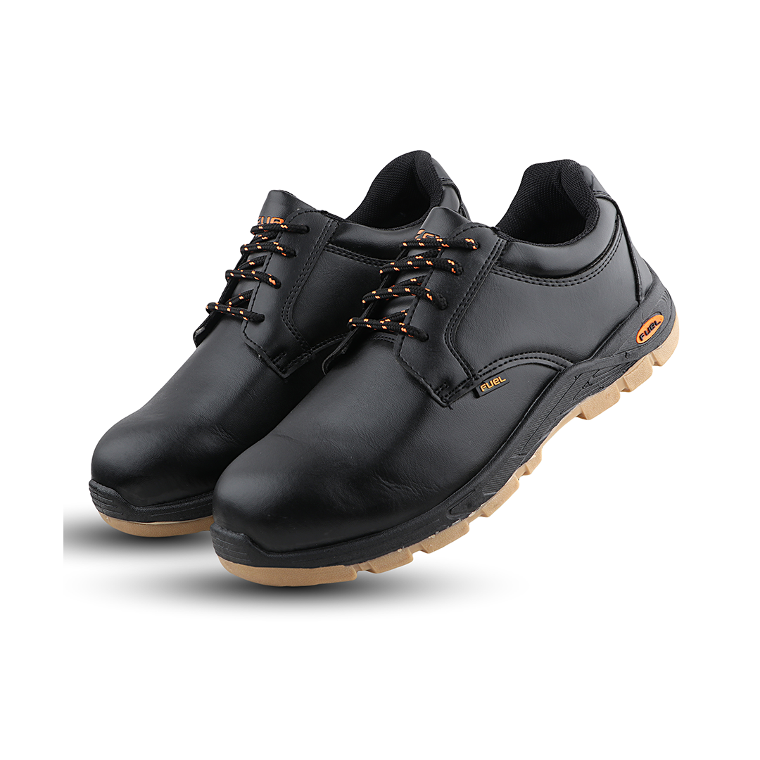 FUEL Comfortable and breathable Jordan LC 2 PVC Safety Shoes with 100J fit at every work and style (Black)