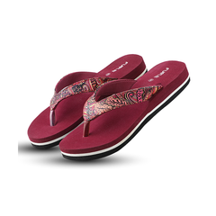 Fuel Comfortable Bela Slippers for Women's (MAROON)