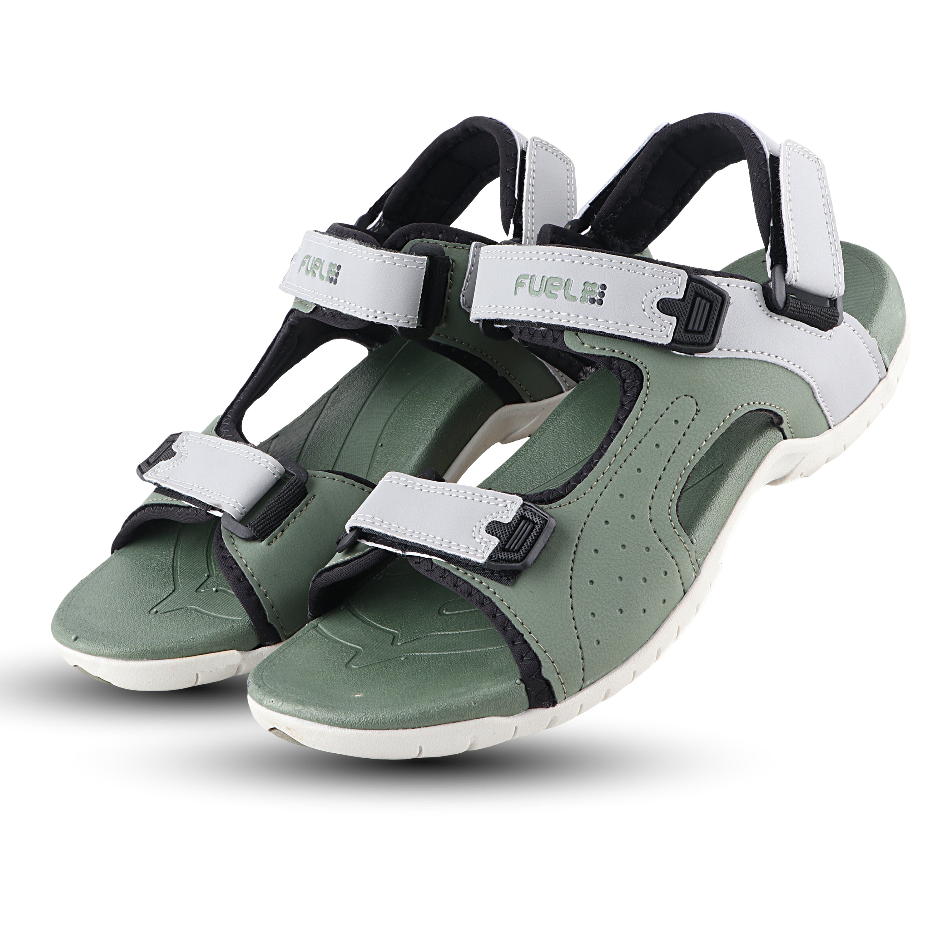 Fuel 2112-02 Sandals For Men's (Grey-S Green)