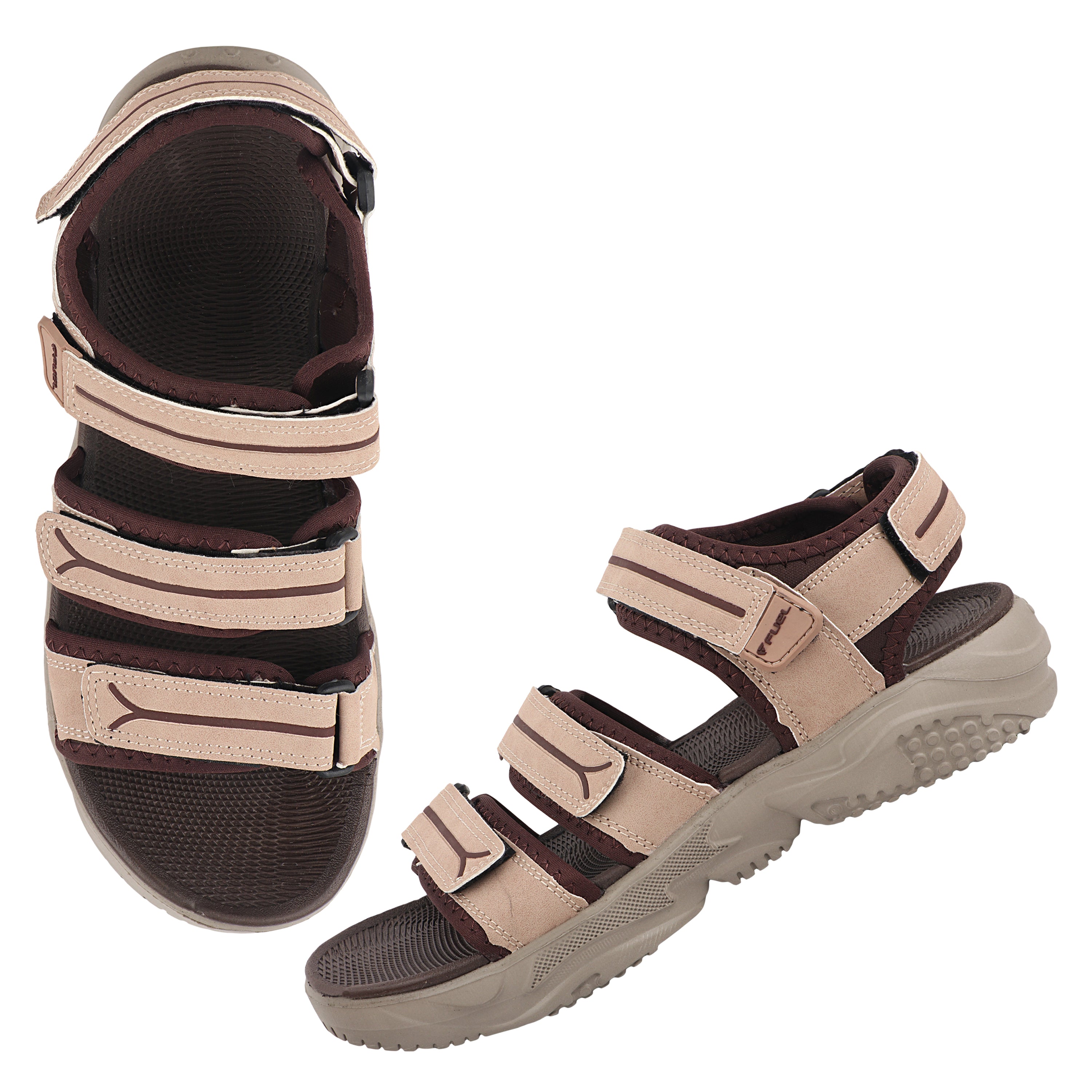 Fuel Keta Sandals For Men's (Onion-Brown)