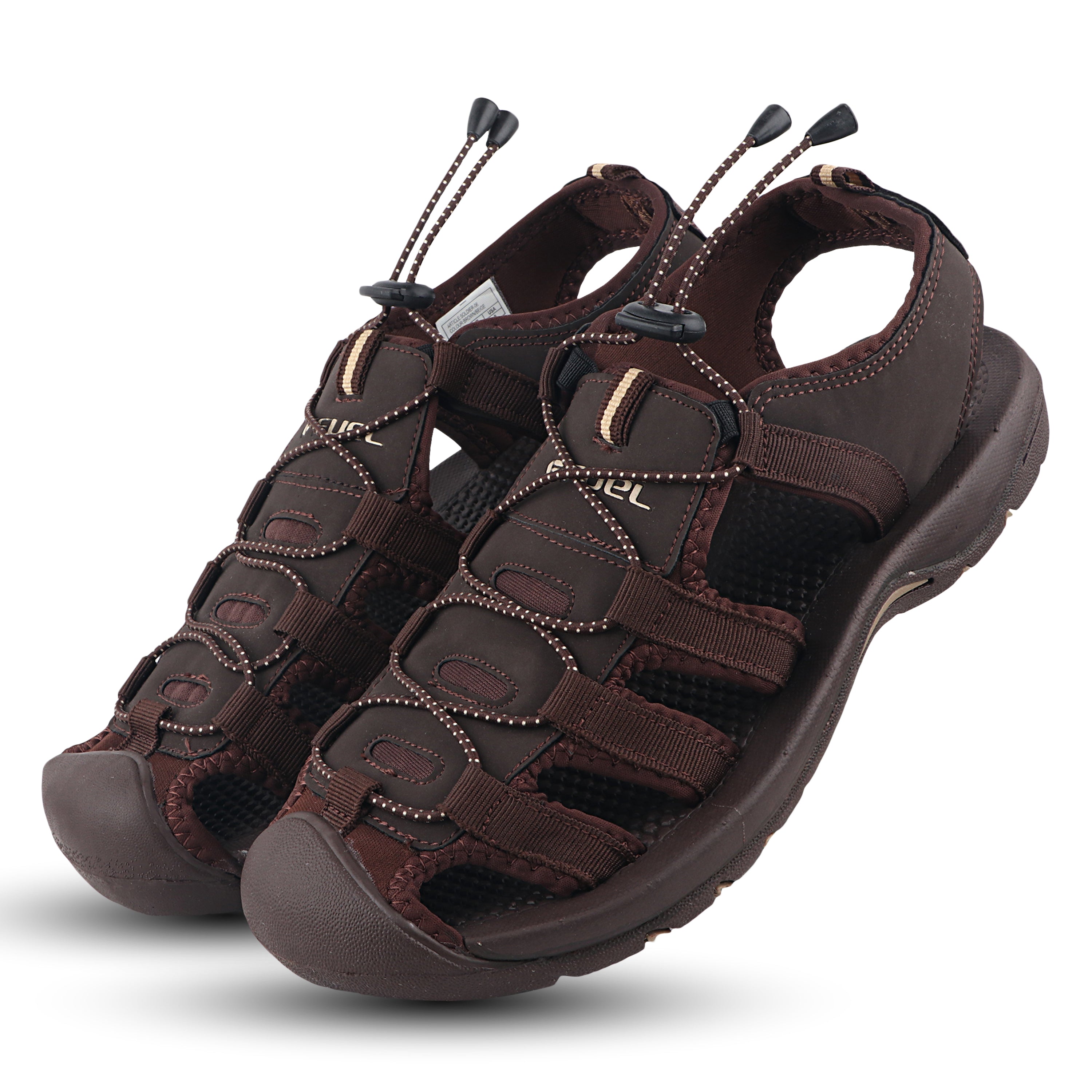 Fuel Soldier-06 Fisherman Sandals for Men (Brown)