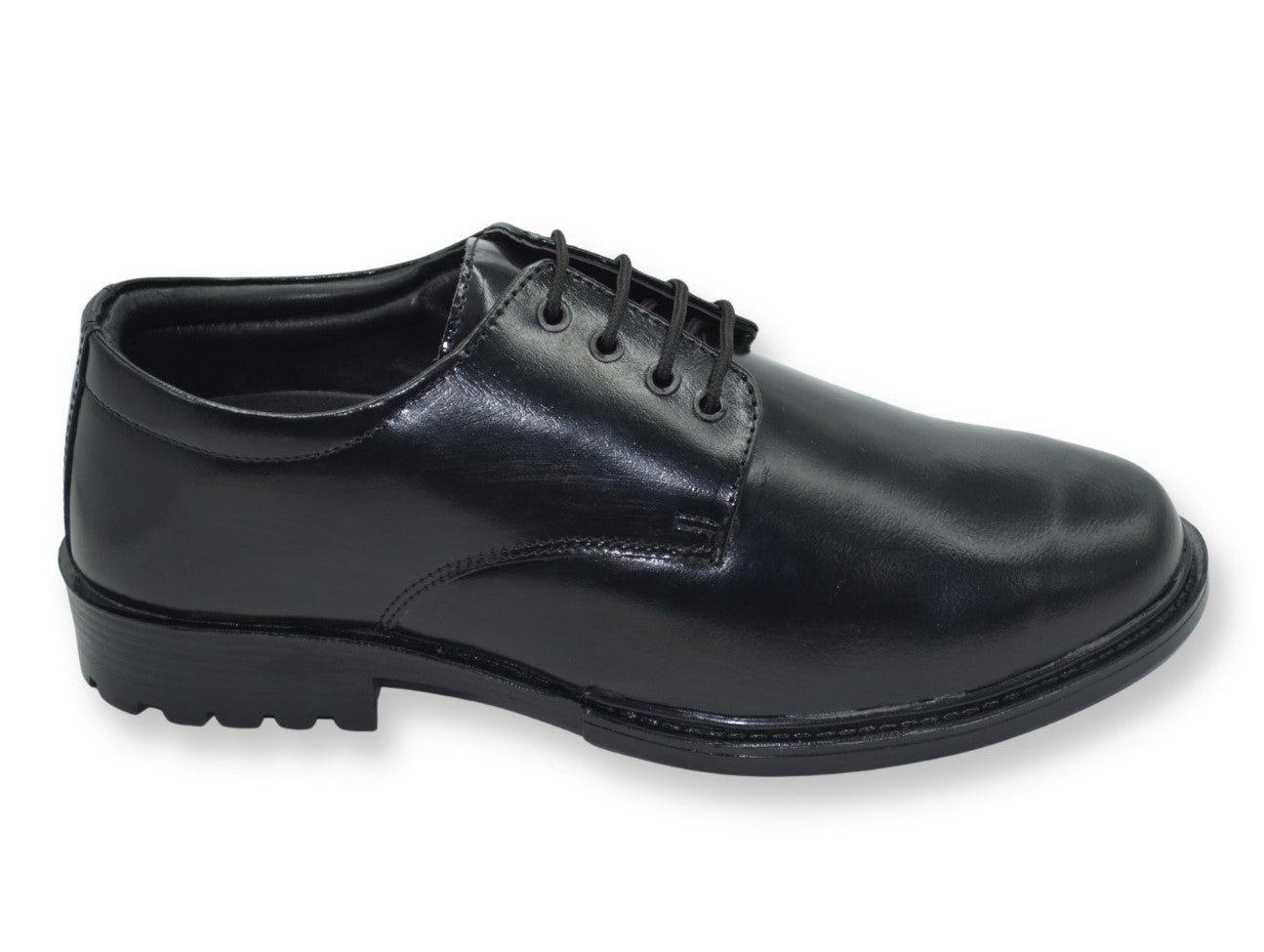 Shoes Black Leather Derby