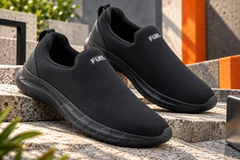 FUEL Wonder Breathable Running Shoes for Men – Ultra Comfort Fit (Black)