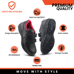 FUEL Gracy Safety Shoes for Women's (Black)