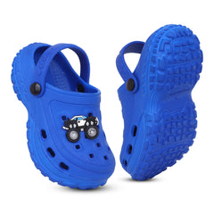 FUEL Poddle Cute & Lightweight EVA Slip-On Clogs for Kids (Blue)